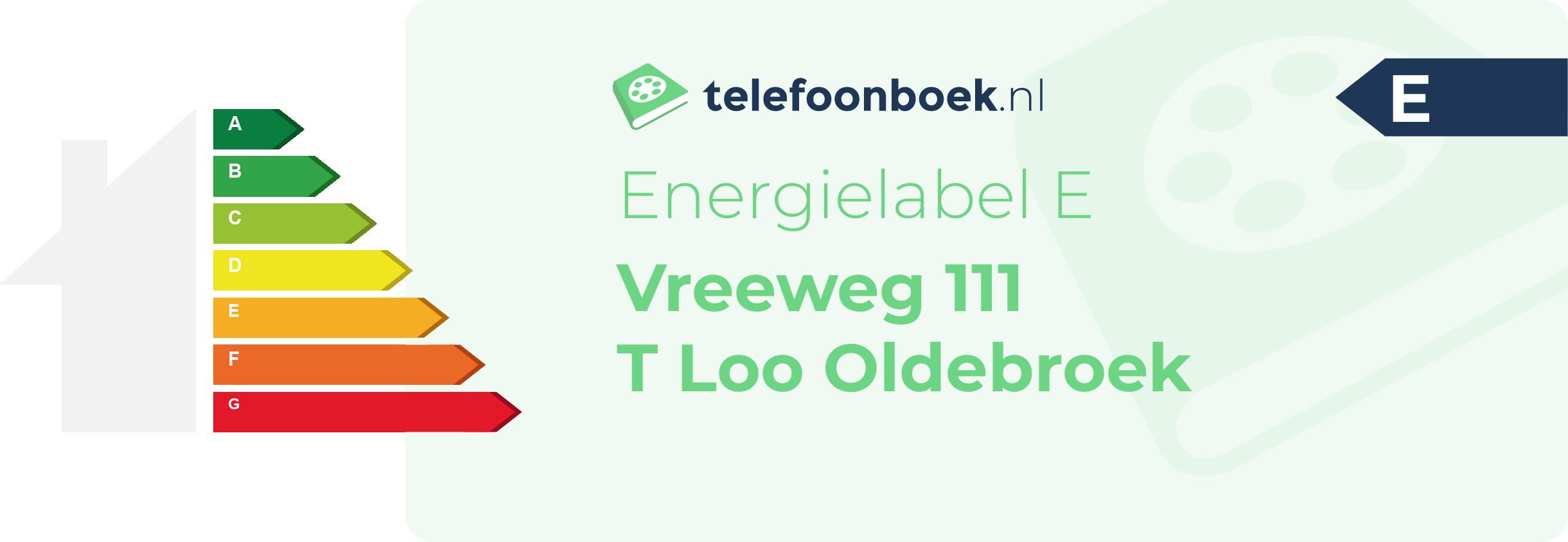 Energielabel Vreeweg 111 T Loo Oldebroek
