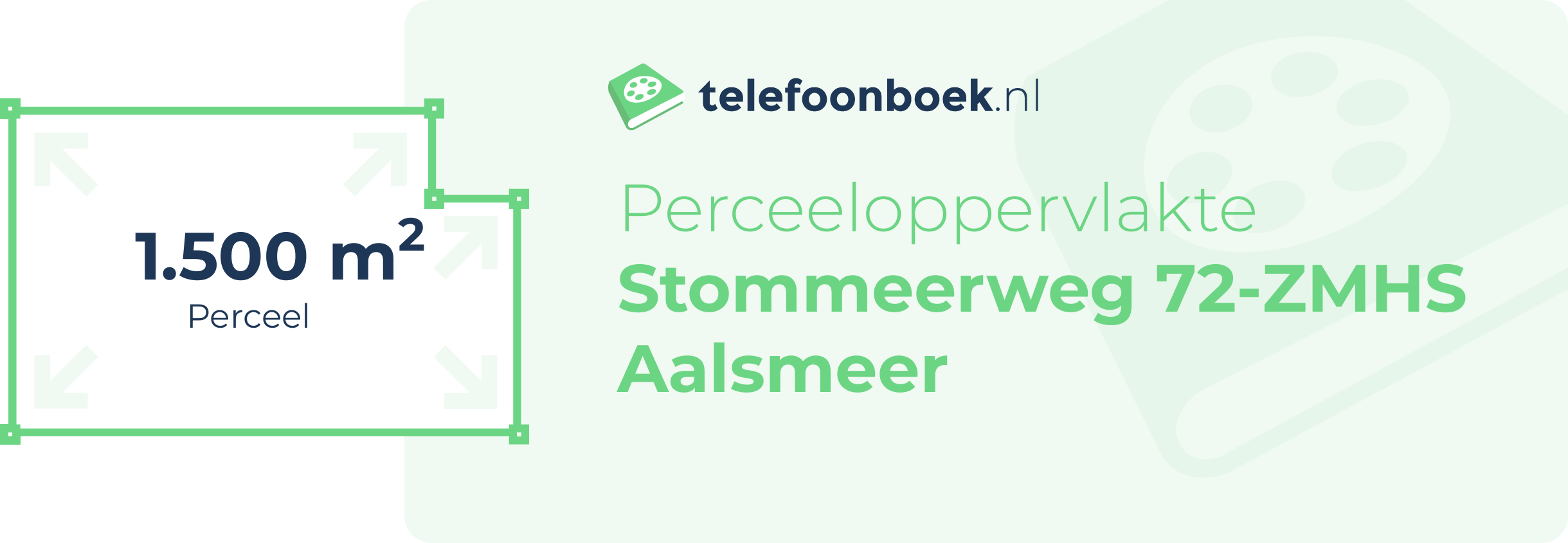 Perceeloppervlakte Stommeerweg 72-ZMHS Aalsmeer