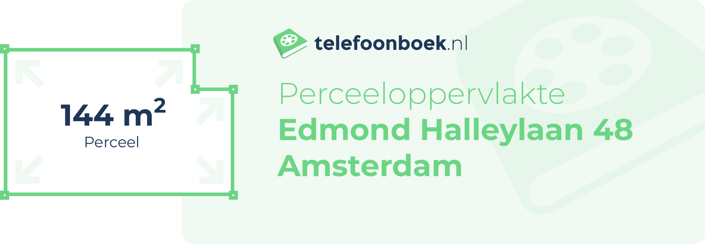 Perceeloppervlakte Edmond Halleylaan 48 Amsterdam