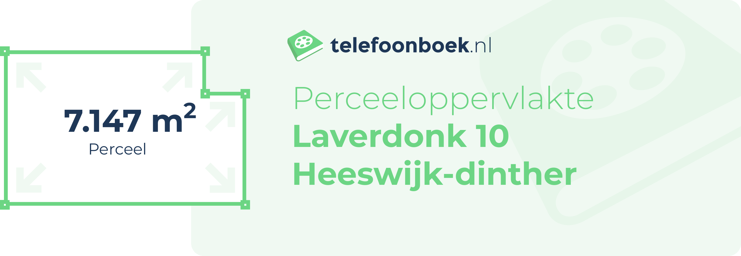 Perceeloppervlakte Laverdonk 10 Heeswijk-Dinther