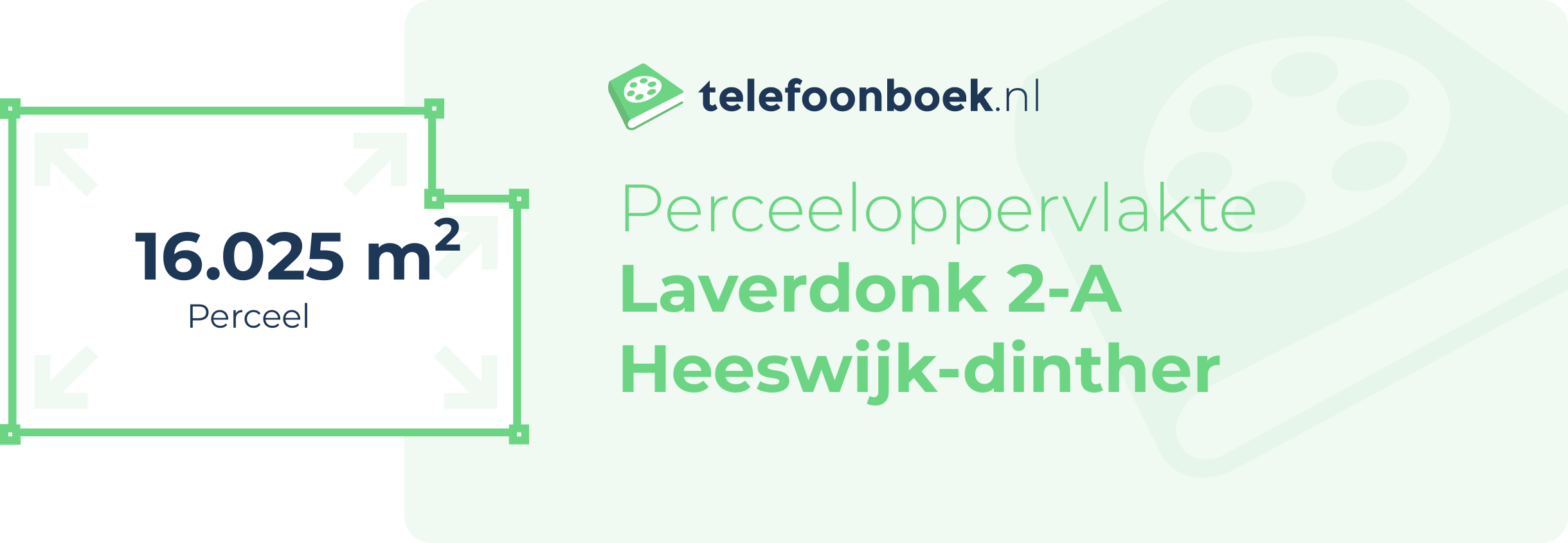 Perceeloppervlakte Laverdonk 2-A Heeswijk-Dinther