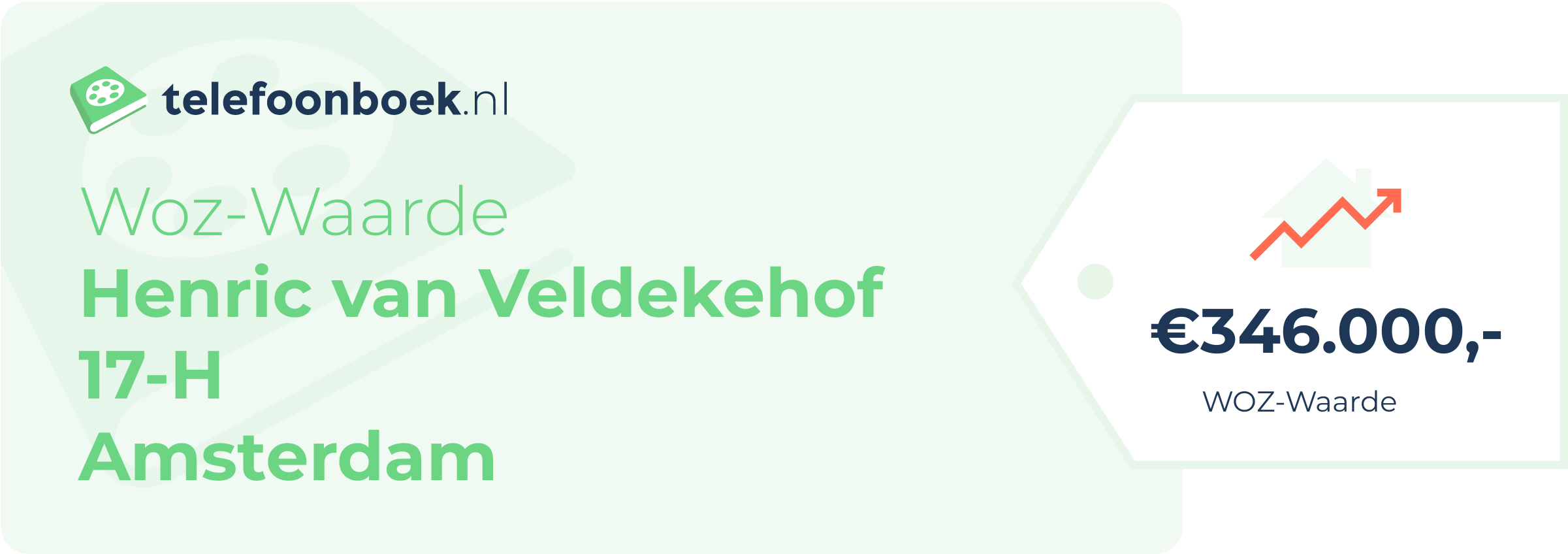 WOZ-waarde Henric Van Veldekehof 17-H Amsterdam