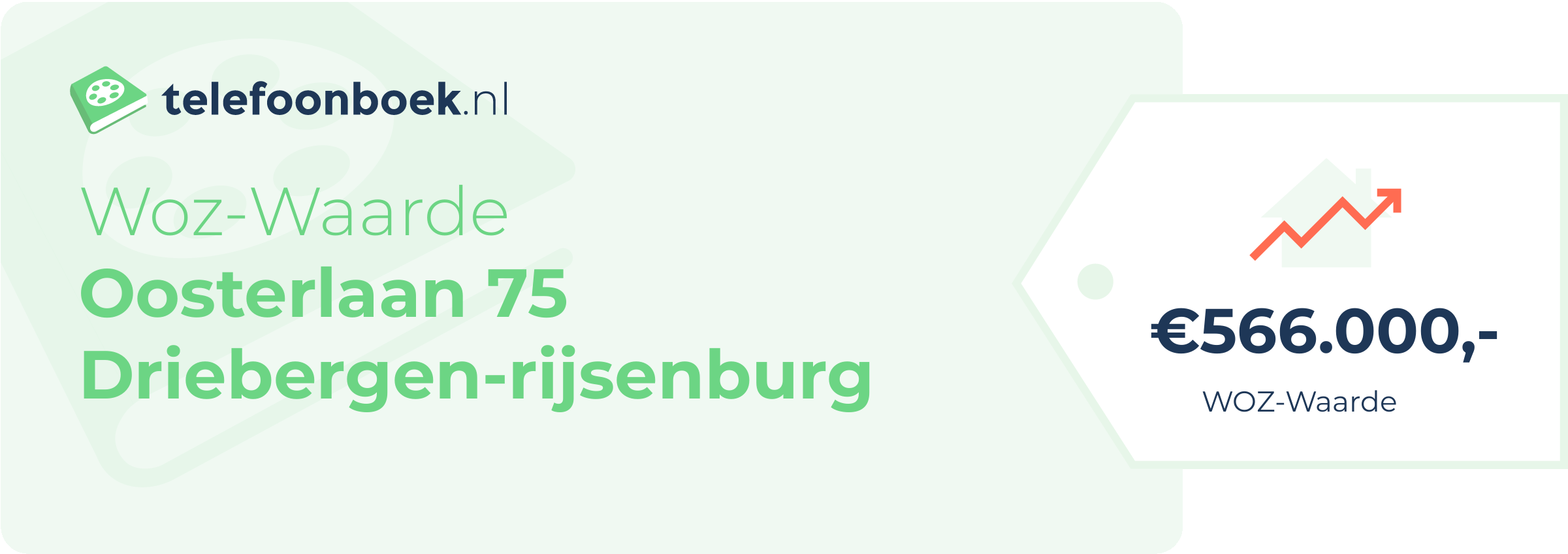 WOZ-waarde Oosterlaan 75 Driebergen-Rijsenburg