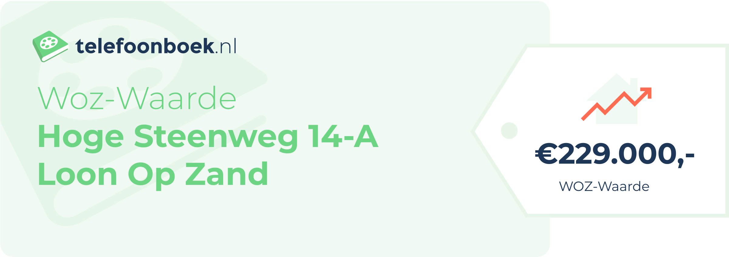 WOZ-waarde Hoge Steenweg 14-A Loon Op Zand