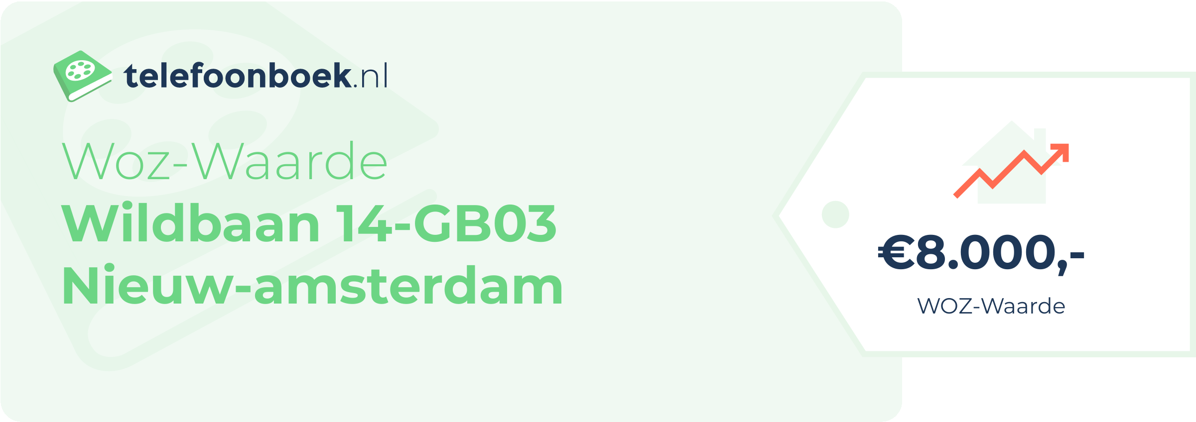 WOZ-waarde Wildbaan 14-GB03 Nieuw-Amsterdam