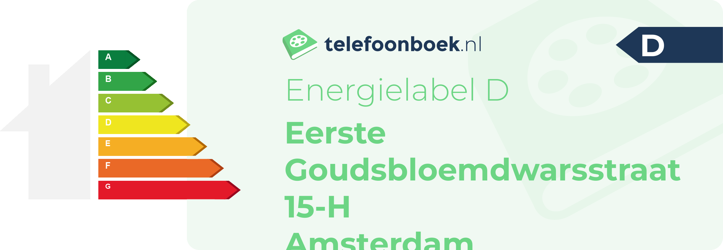 Energielabel Eerste Goudsbloemdwarsstraat 15-H Amsterdam