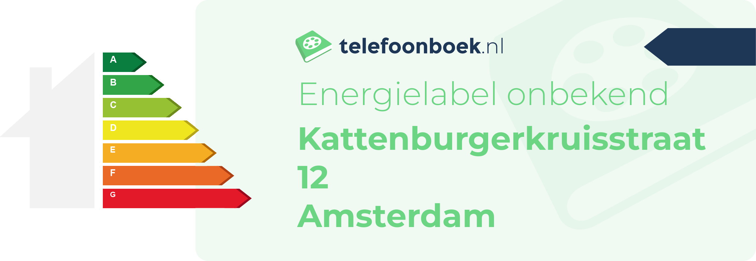 Energielabel Kattenburgerkruisstraat 12 Amsterdam