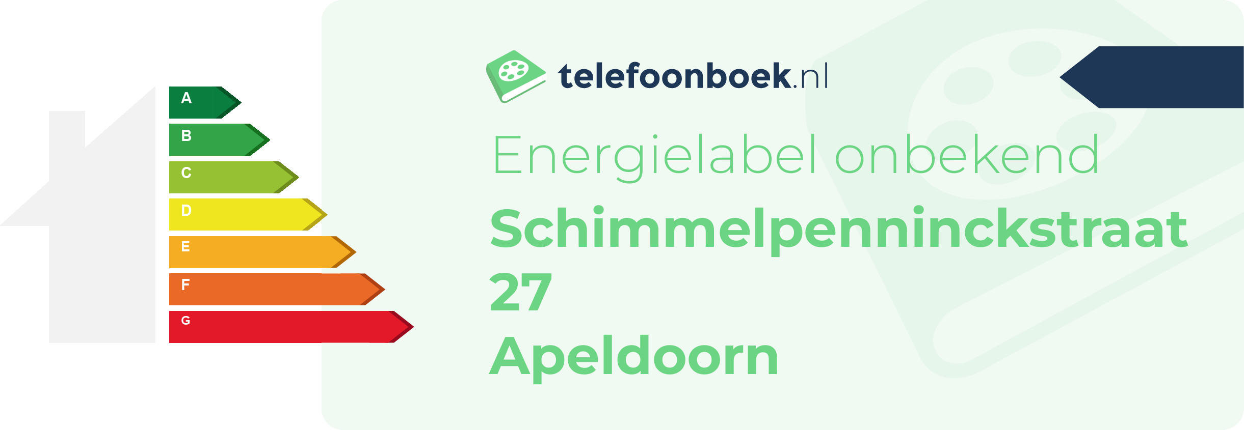 Energielabel Schimmelpenninckstraat 27 Apeldoorn