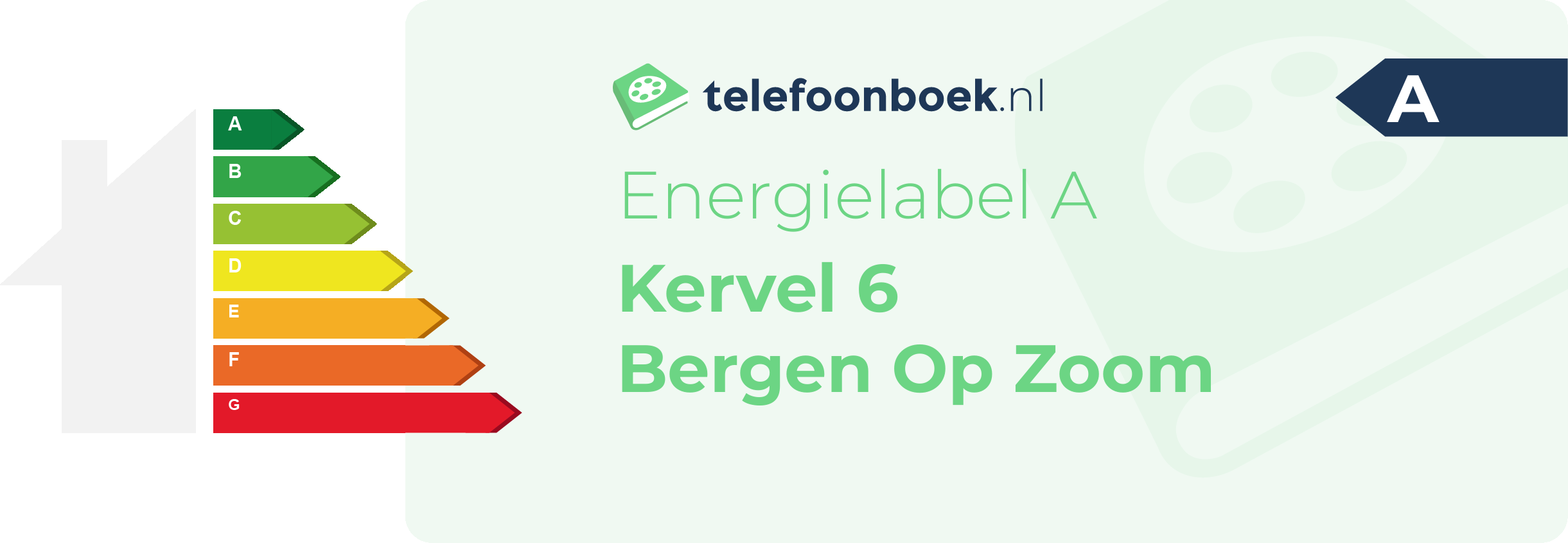 Energielabel Kervel 6 Bergen Op Zoom