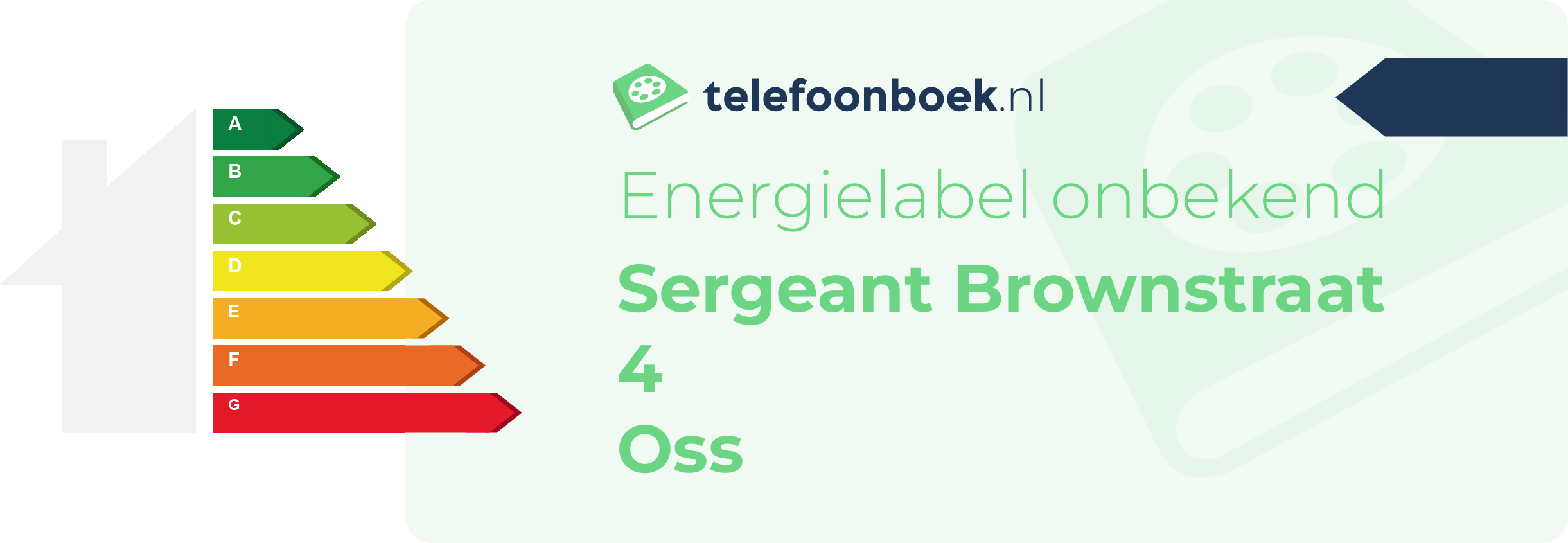 Energielabel Sergeant Brownstraat 4 Oss