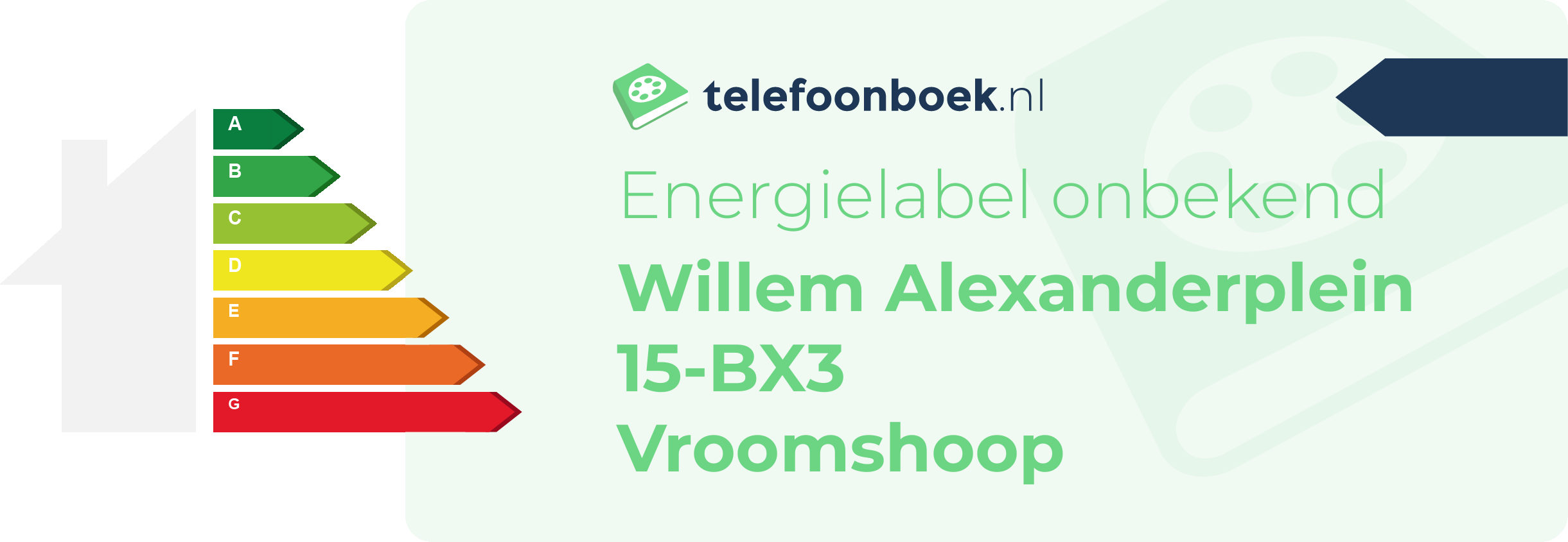 Energielabel Willem Alexanderplein 15-BX3 Vroomshoop