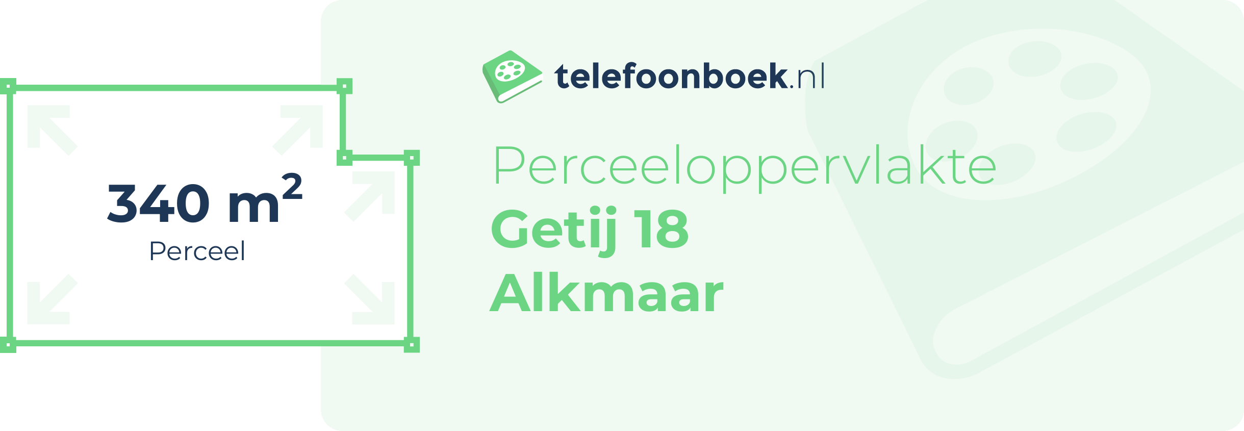 Perceeloppervlakte Getij 18 Alkmaar