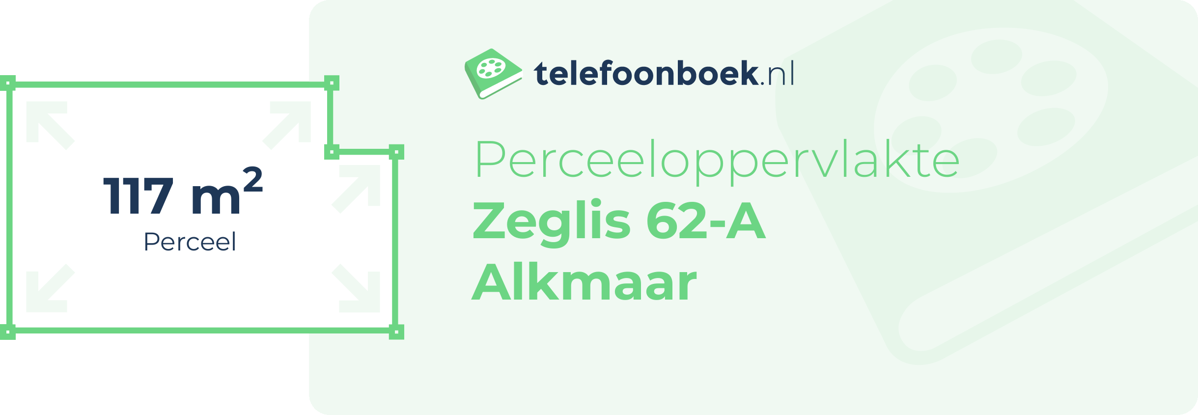 Perceeloppervlakte Zeglis 62-A Alkmaar