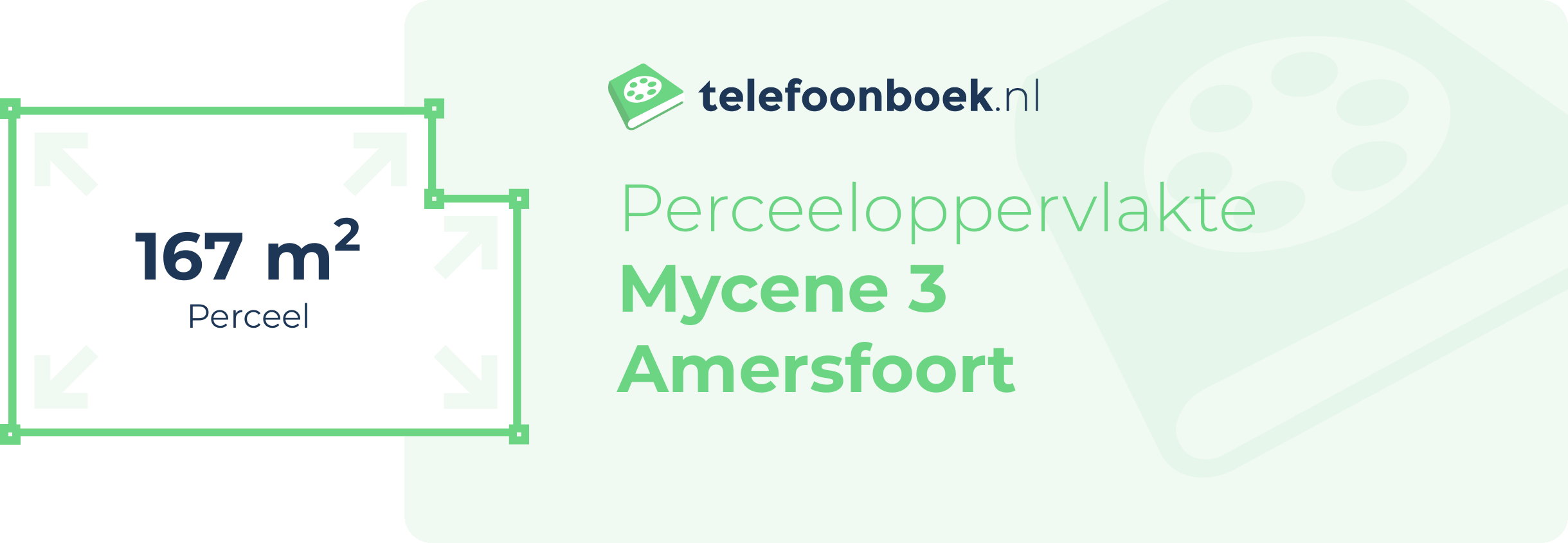 Perceeloppervlakte Mycene 3 Amersfoort