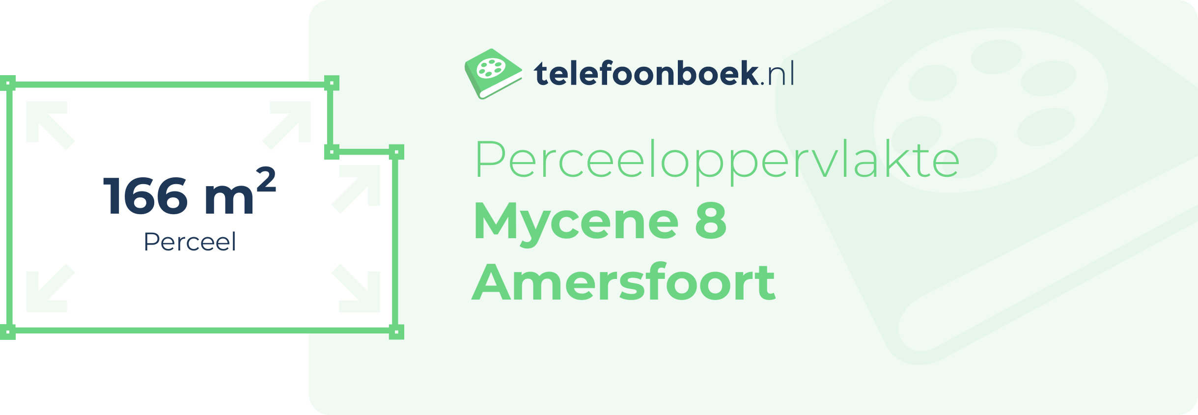 Perceeloppervlakte Mycene 8 Amersfoort