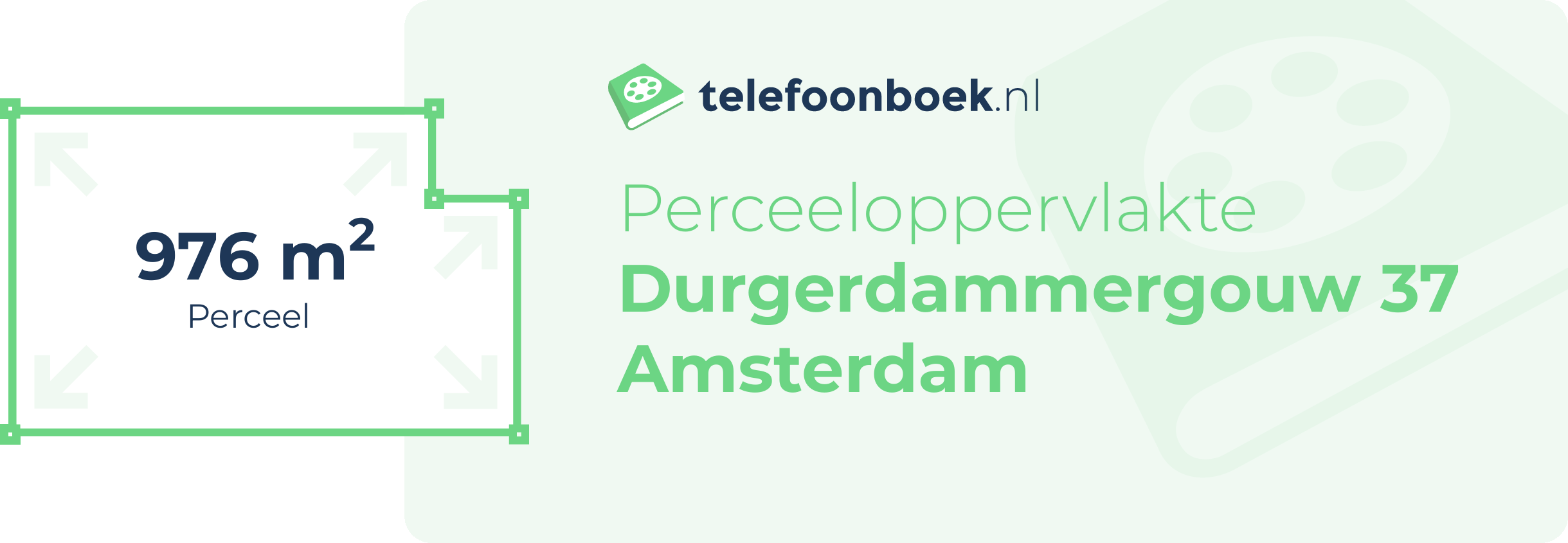 Perceeloppervlakte Durgerdammergouw 37 Amsterdam
