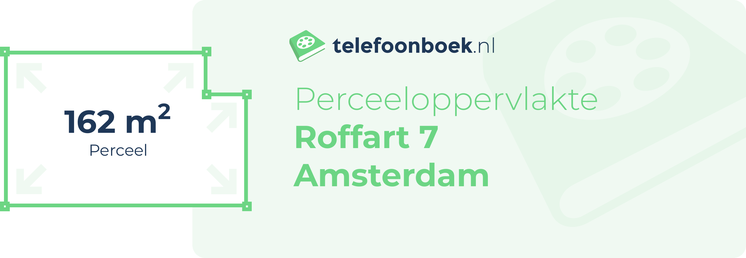 Perceeloppervlakte Roffart 7 Amsterdam