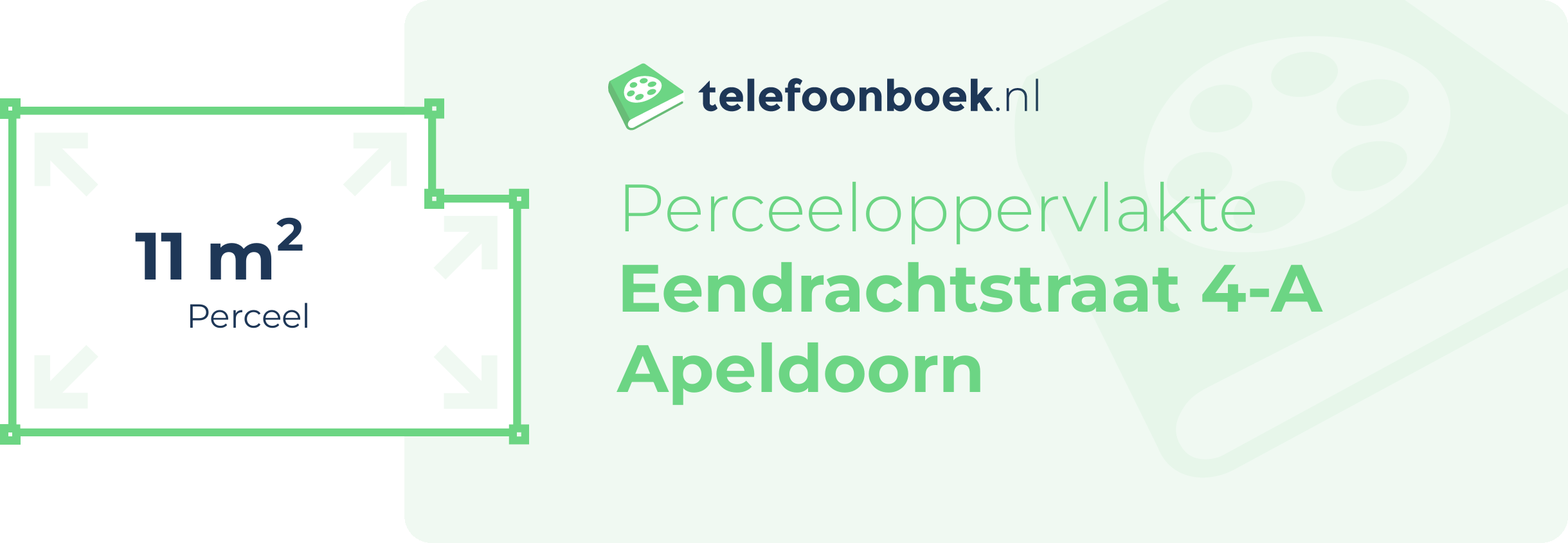 Perceeloppervlakte Eendrachtstraat 4-A Apeldoorn