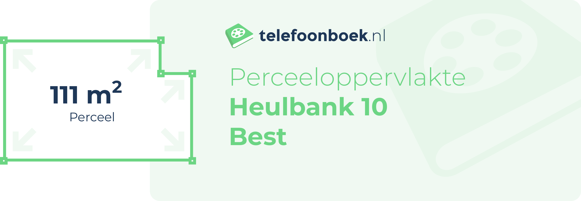 Perceeloppervlakte Heulbank 10 Best