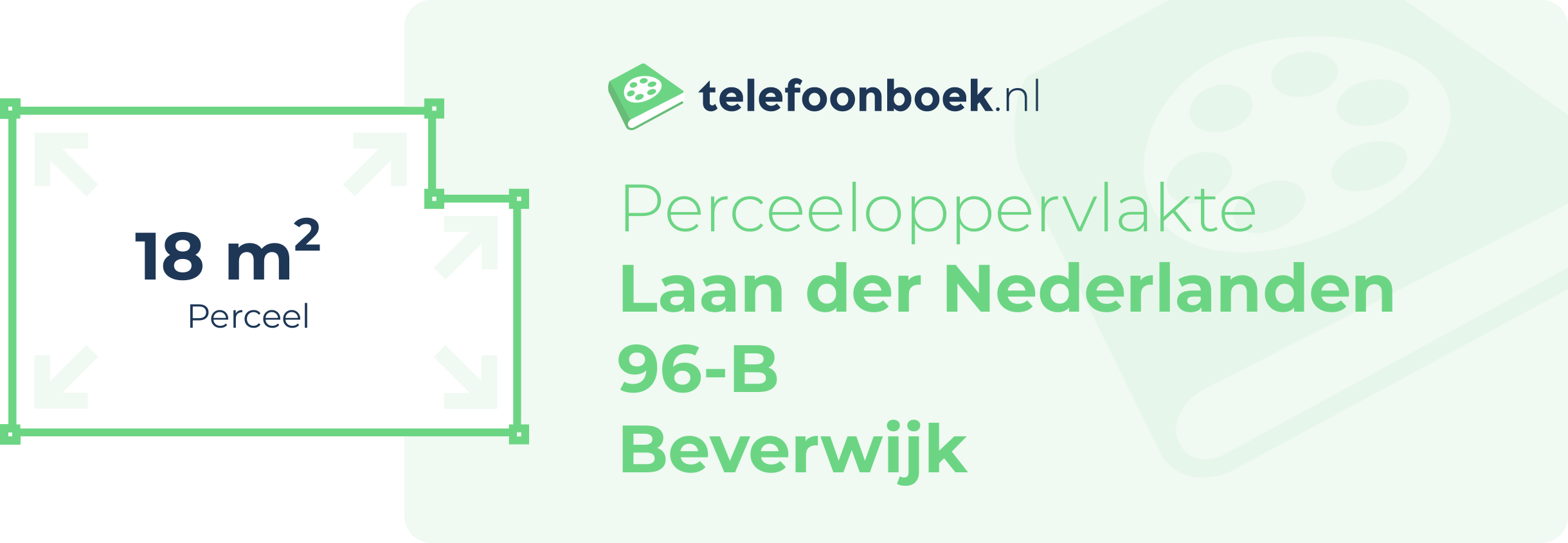 Perceeloppervlakte Laan Der Nederlanden 96-B Beverwijk