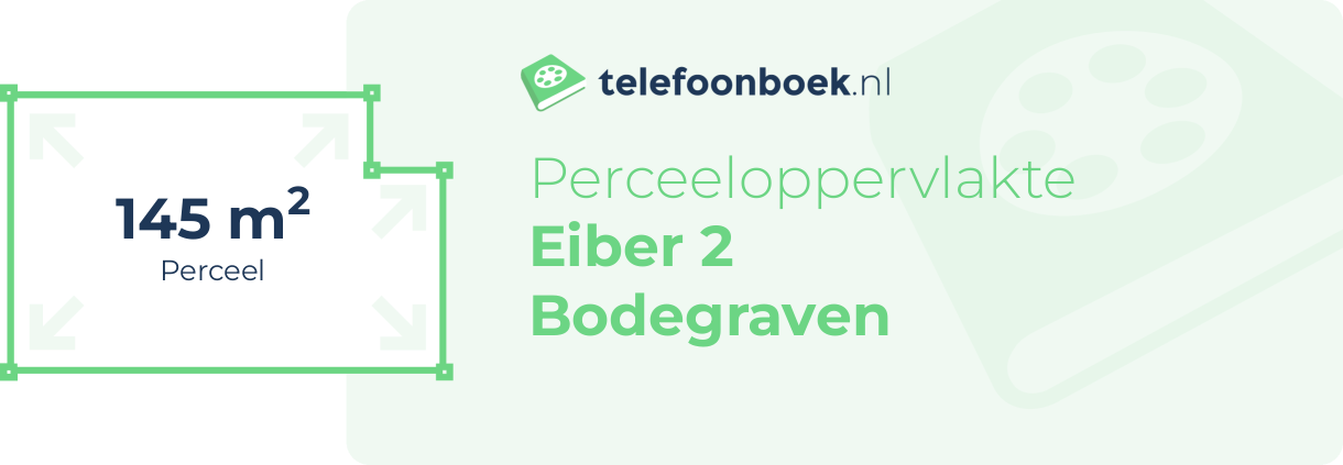Perceeloppervlakte Eiber 2 Bodegraven