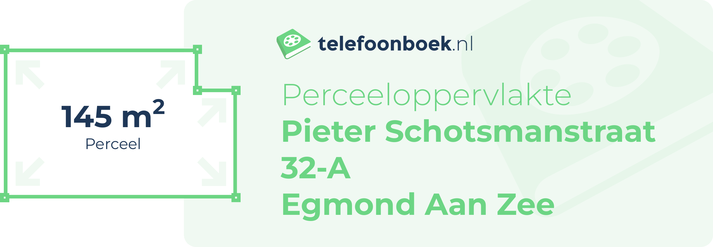 Perceeloppervlakte Pieter Schotsmanstraat 32-A Egmond Aan Zee