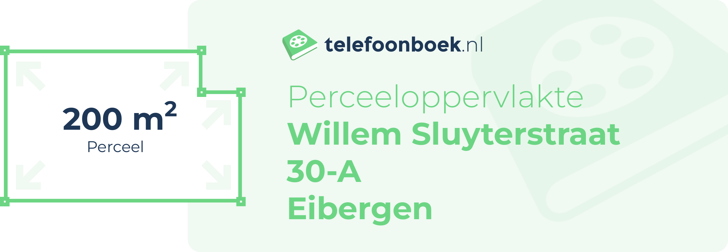 Perceeloppervlakte Willem Sluyterstraat 30-A Eibergen