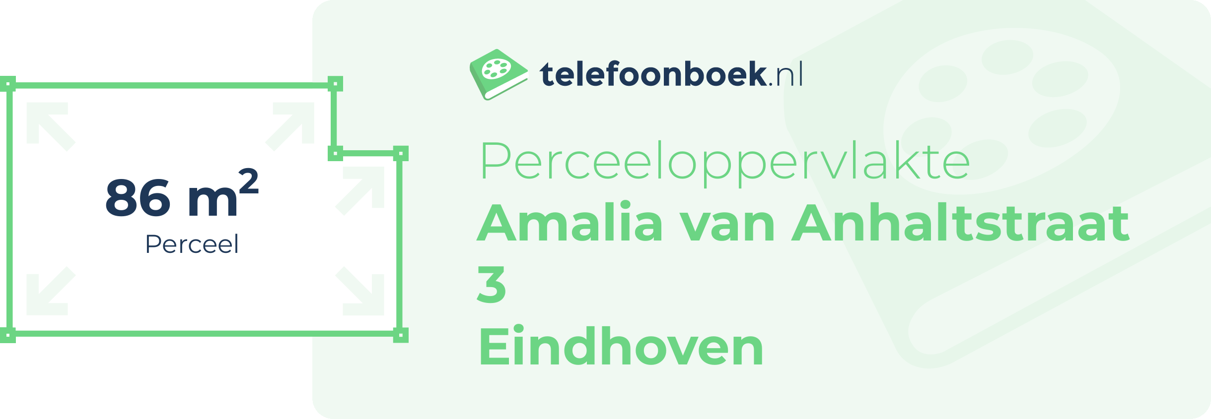 Perceeloppervlakte Amalia Van Anhaltstraat 3 Eindhoven