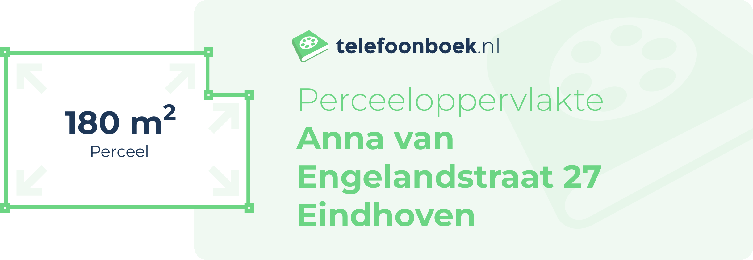 Perceeloppervlakte Anna Van Engelandstraat 27 Eindhoven