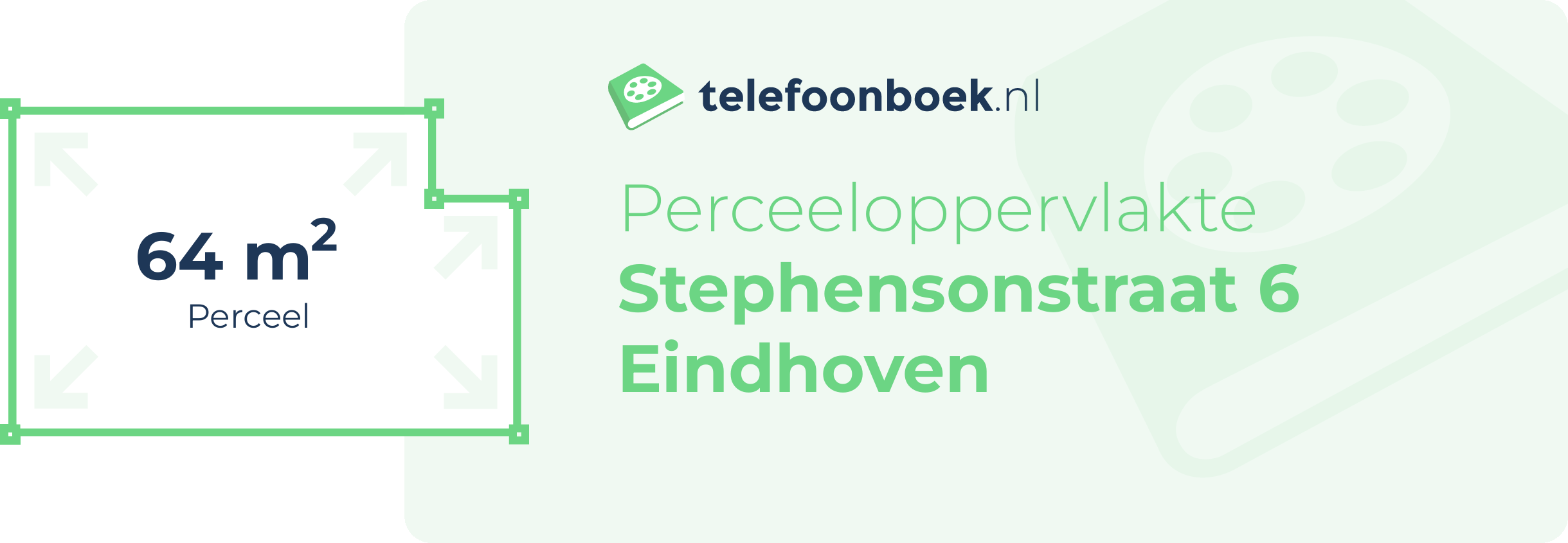 Perceeloppervlakte Stephensonstraat 6 Eindhoven