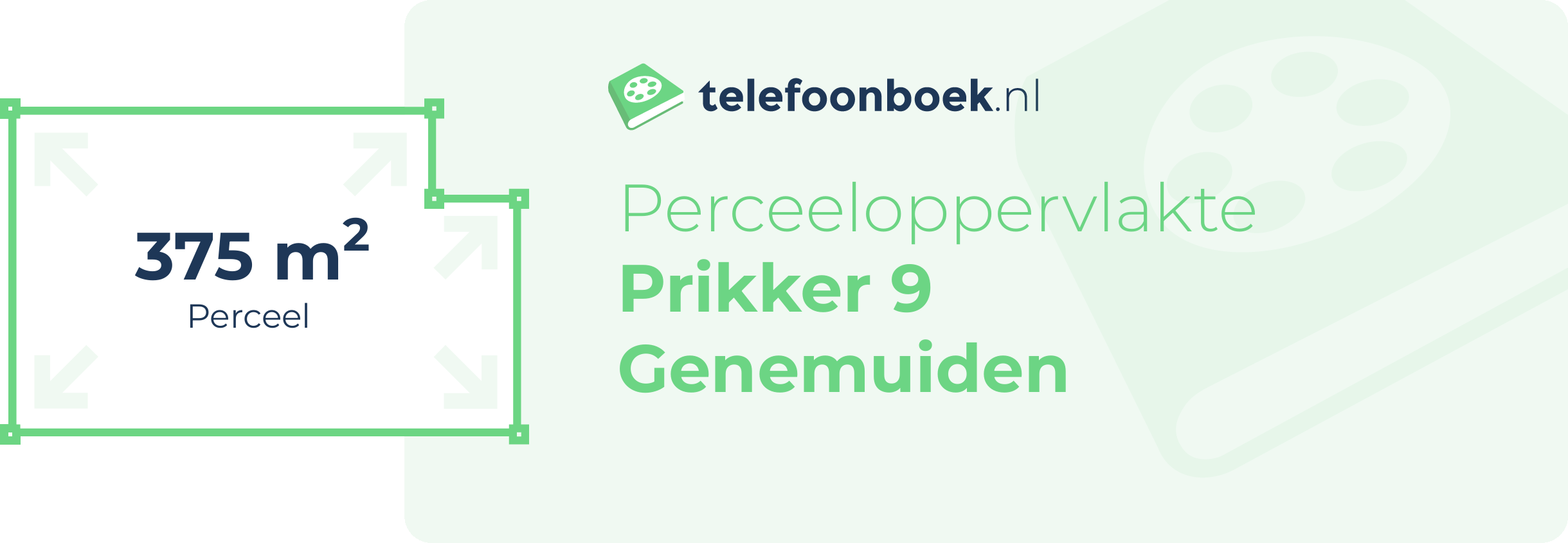 Perceeloppervlakte Prikker 9 Genemuiden