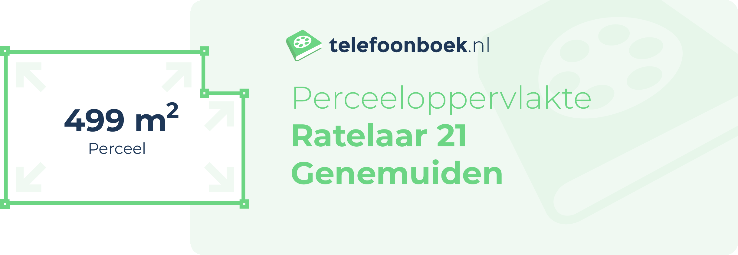 Perceeloppervlakte Ratelaar 21 Genemuiden