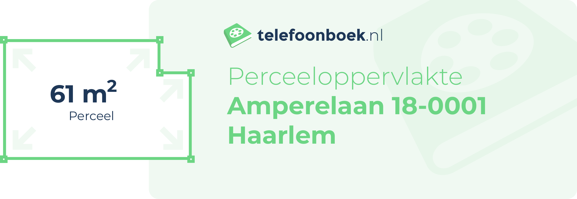 Perceeloppervlakte Amperelaan 18-0001 Haarlem