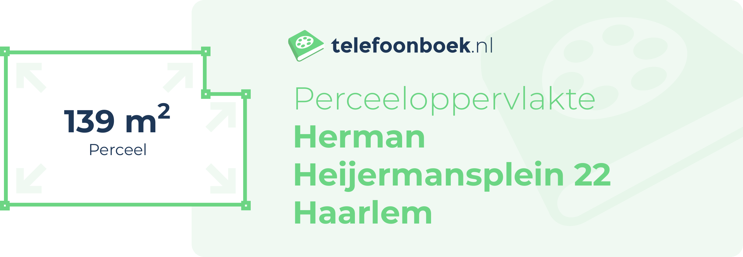 Perceeloppervlakte Herman Heijermansplein 22 Haarlem