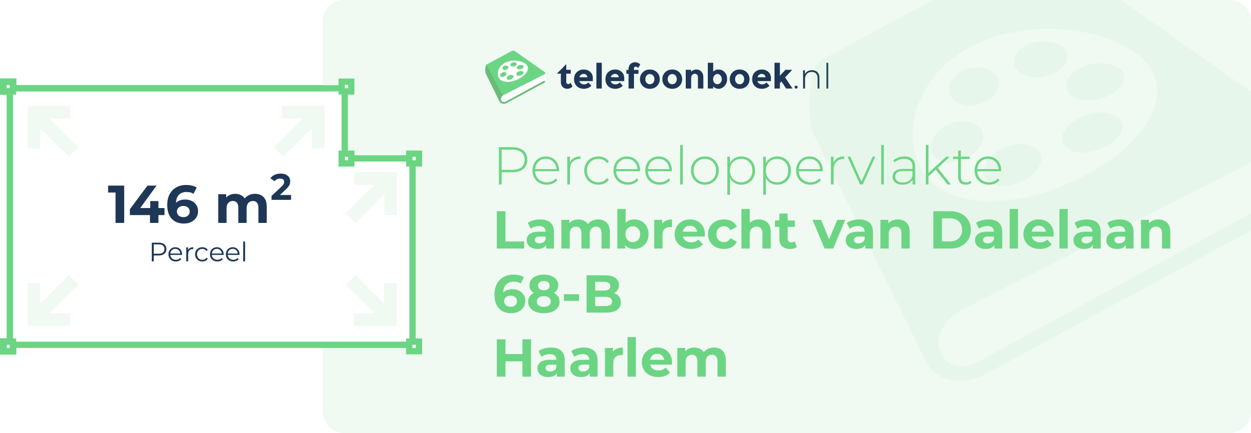 Perceeloppervlakte Lambrecht Van Dalelaan 68-B Haarlem