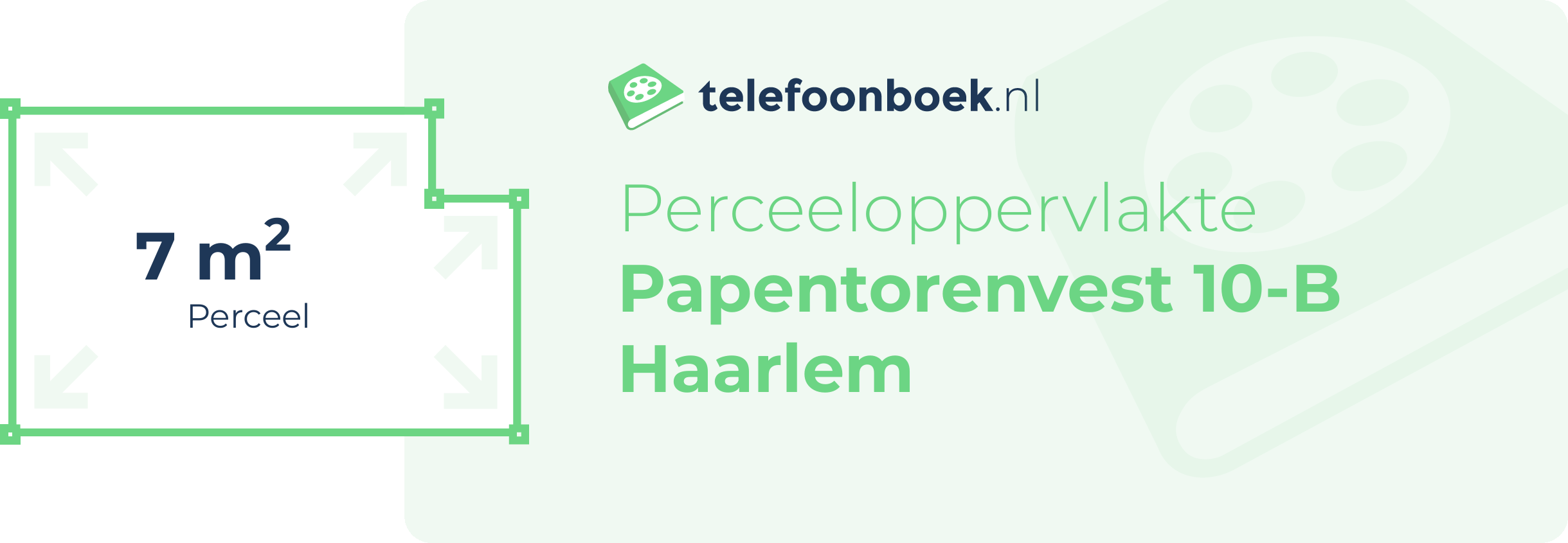 Perceeloppervlakte Papentorenvest 10-B Haarlem