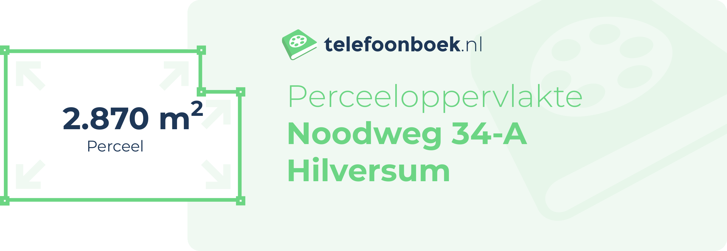 Perceeloppervlakte Noodweg 34-A Hilversum