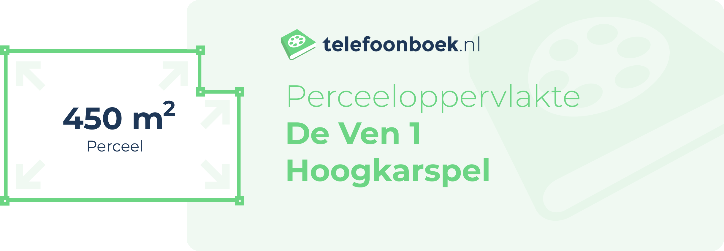 Perceeloppervlakte De Ven 1 Hoogkarspel