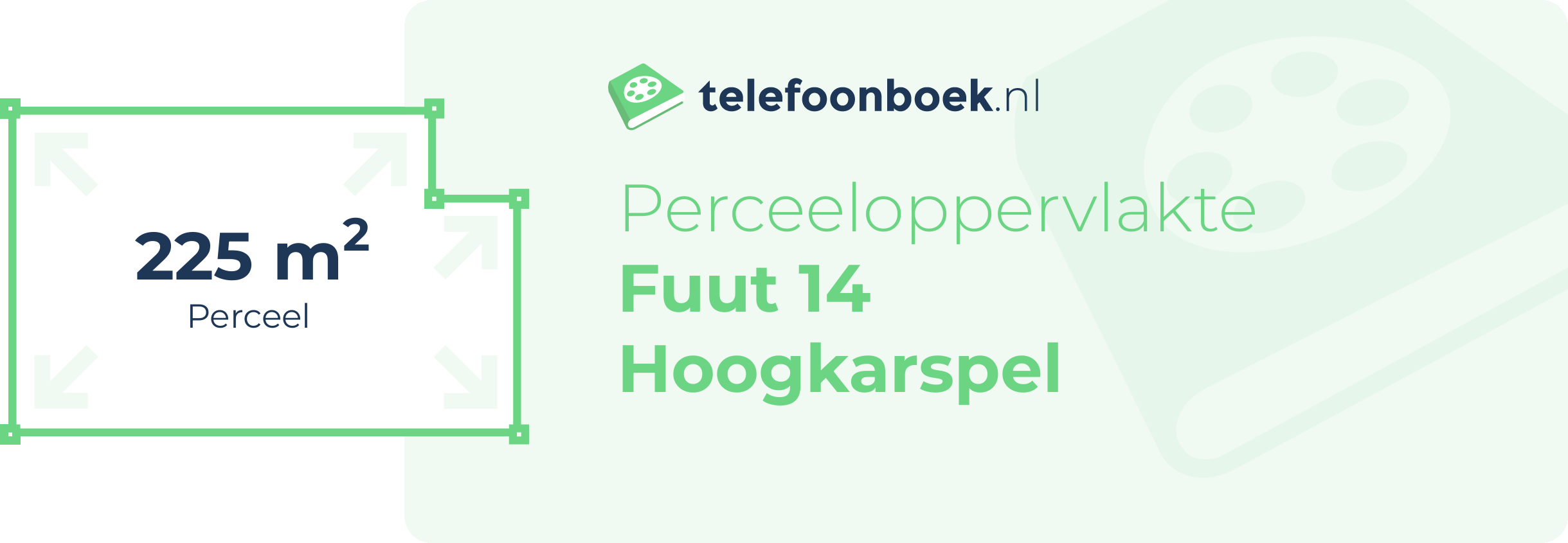 Perceeloppervlakte Fuut 14 Hoogkarspel