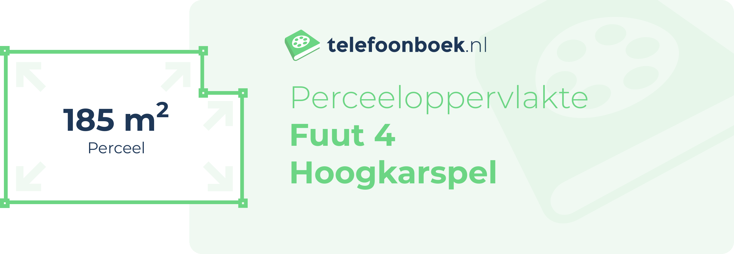 Perceeloppervlakte Fuut 4 Hoogkarspel