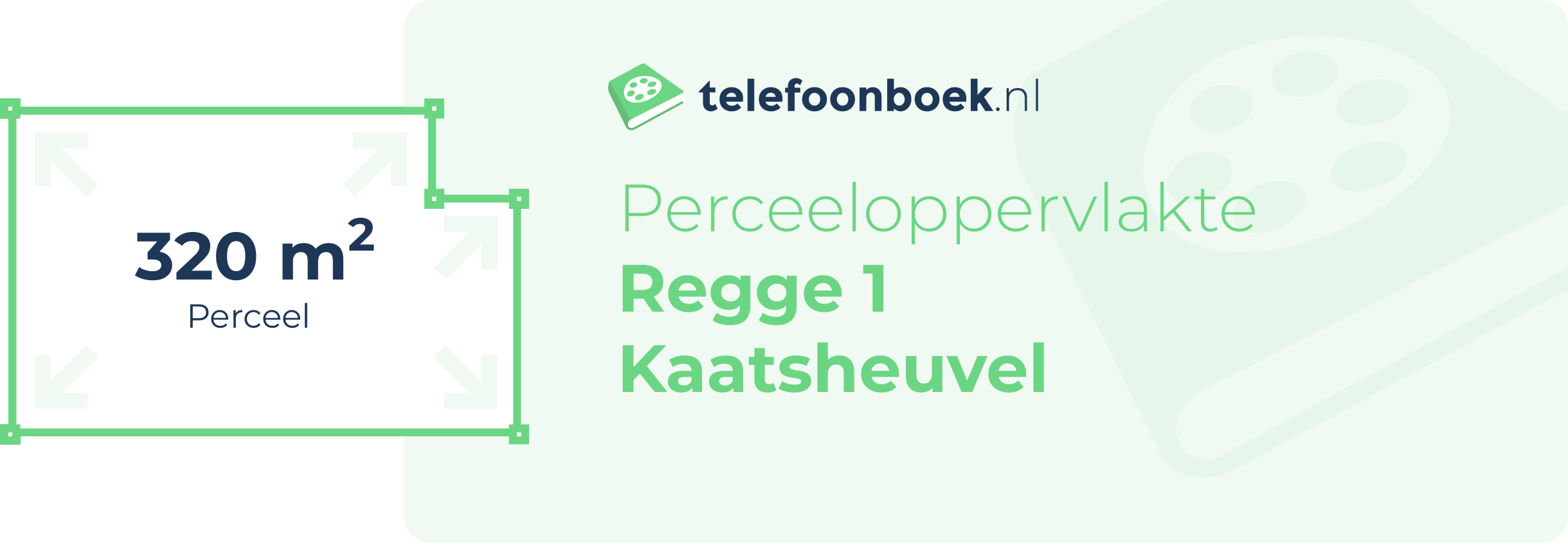 Perceeloppervlakte Regge 1 Kaatsheuvel