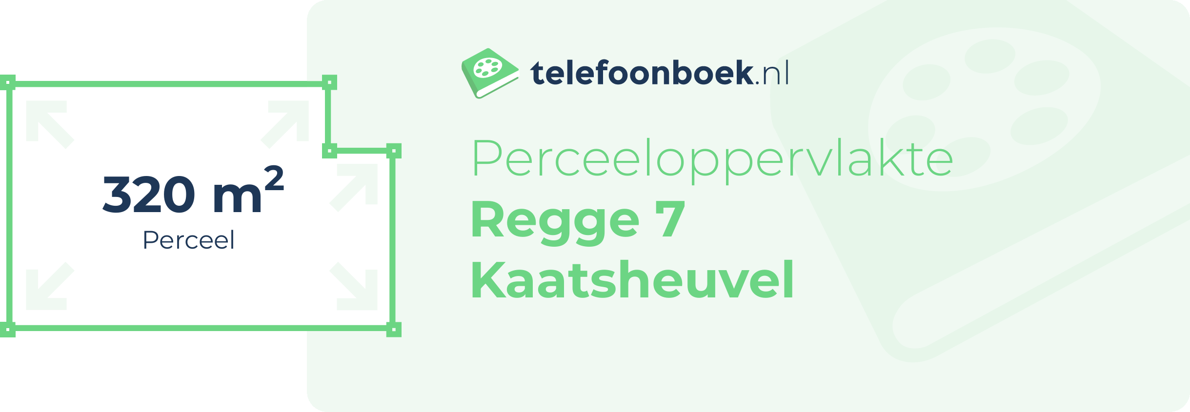 Perceeloppervlakte Regge 7 Kaatsheuvel