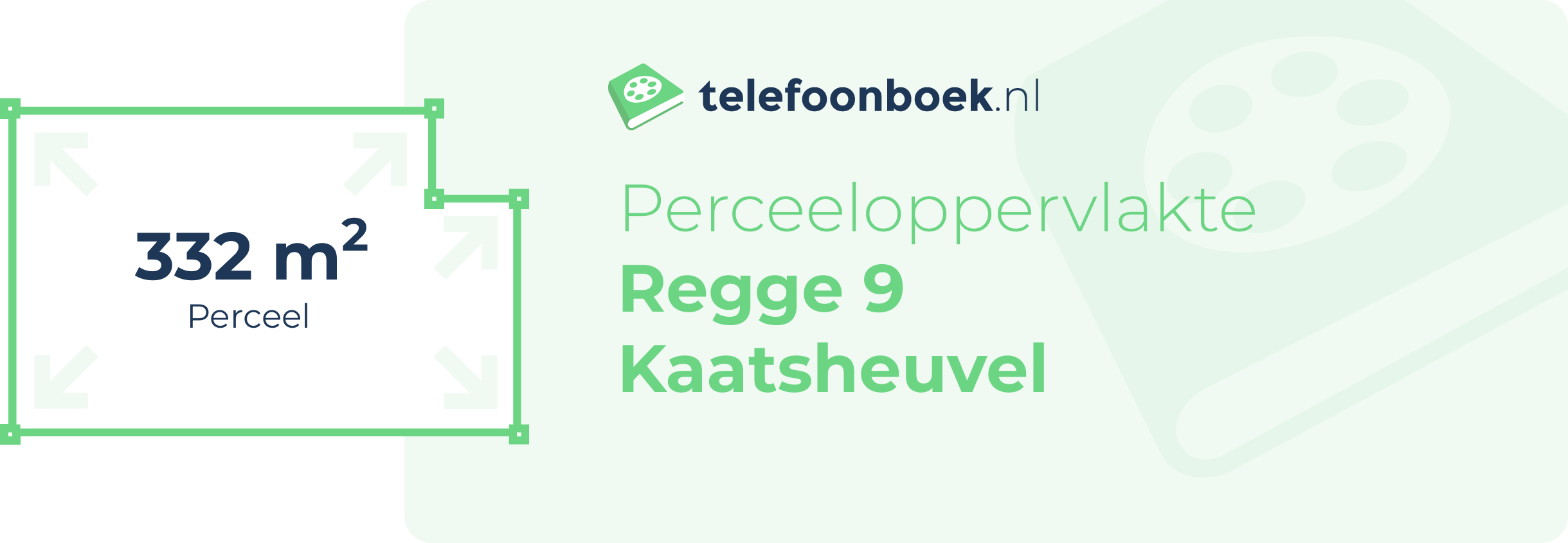 Perceeloppervlakte Regge 9 Kaatsheuvel