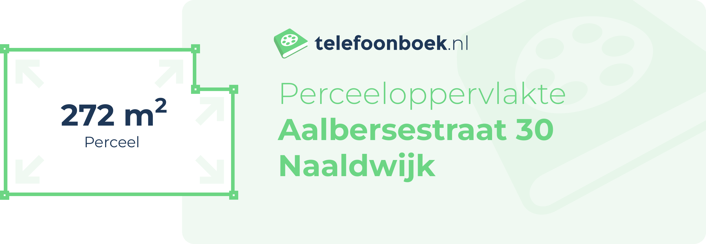 Perceeloppervlakte Aalbersestraat 30 Naaldwijk