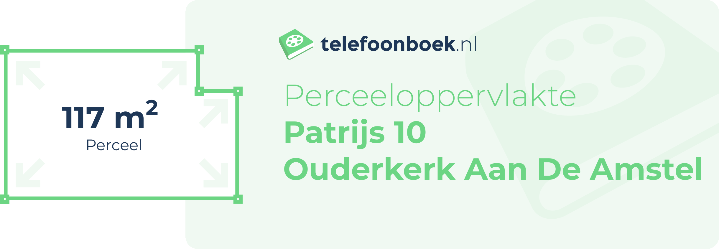 Perceeloppervlakte Patrijs 10 Ouderkerk Aan De Amstel