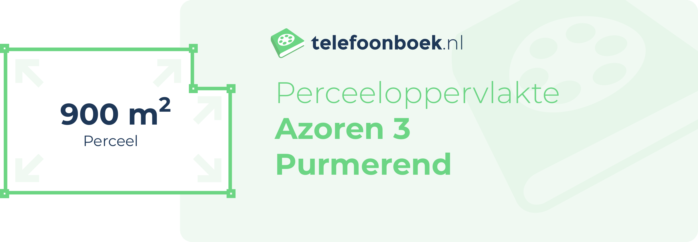 Perceeloppervlakte Azoren 3 Purmerend