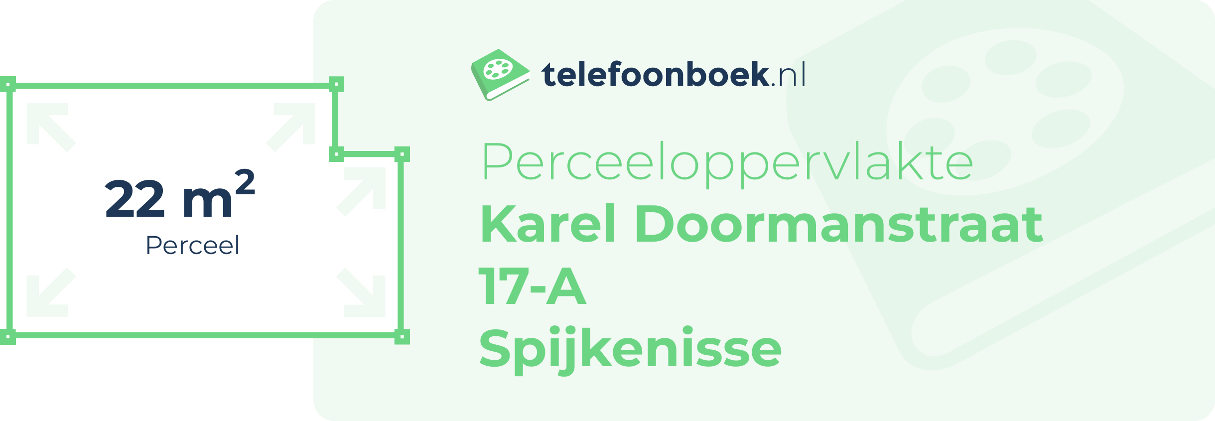 Perceeloppervlakte Karel Doormanstraat 17-A Spijkenisse