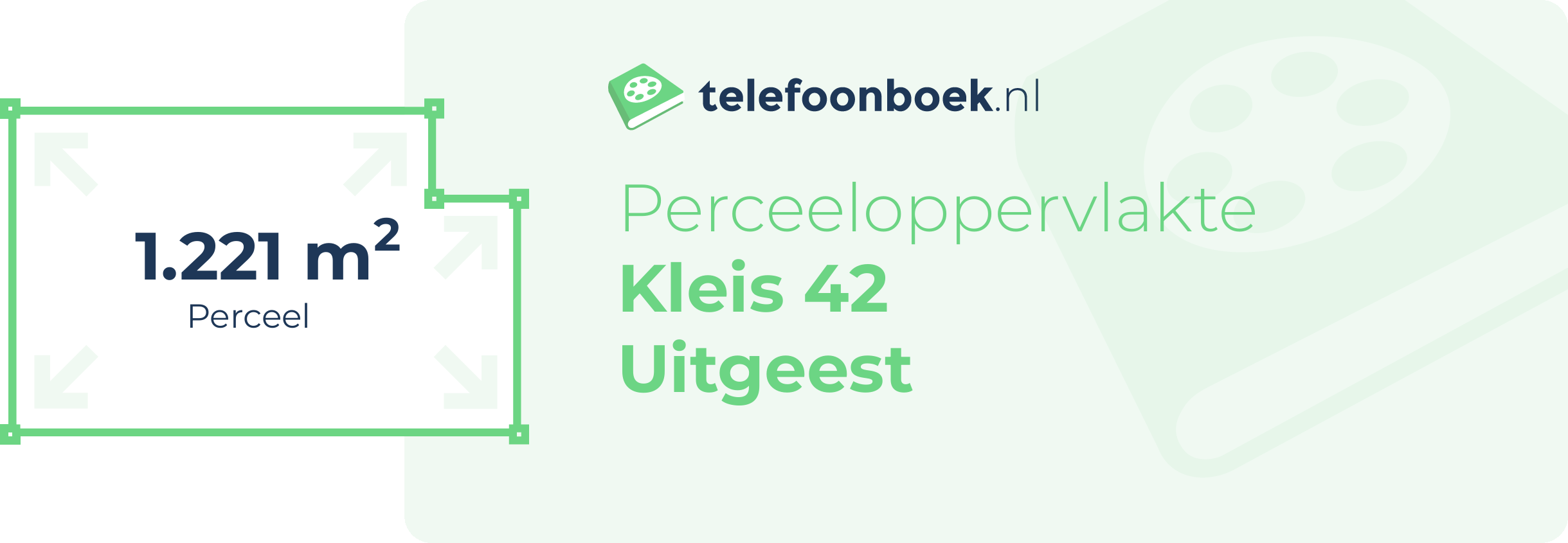 Perceeloppervlakte Kleis 42 Uitgeest