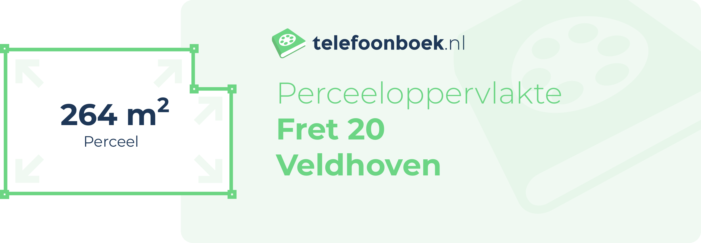 Perceeloppervlakte Fret 20 Veldhoven