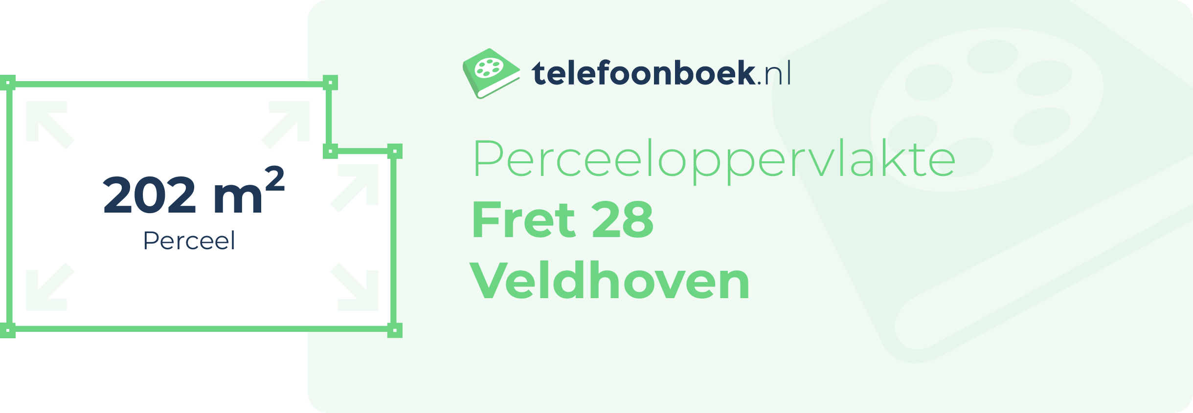 Perceeloppervlakte Fret 28 Veldhoven